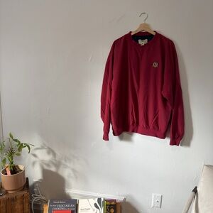 Men's Red Sportswear Crewneck Sweater